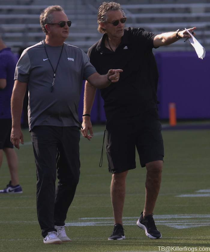 TCU Spring Football Game_Coach Sonny Dykes_Coach